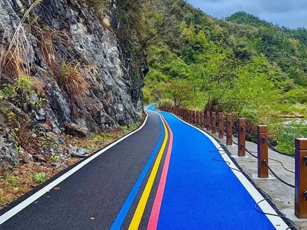 诸暨彩色沥青道路